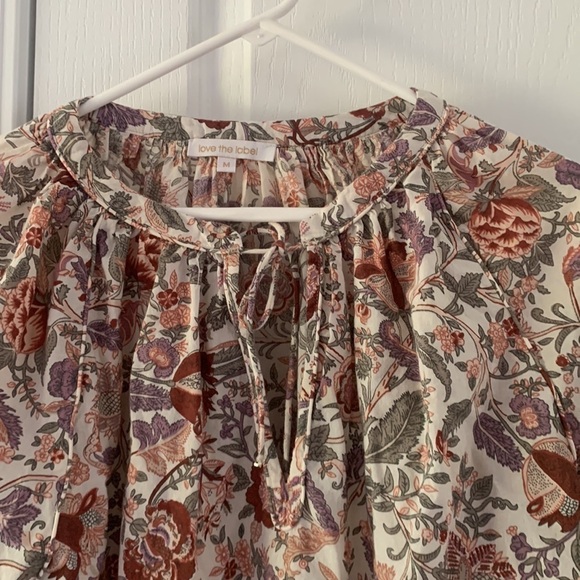 Anthropologie Love The Floral‎ Label Botanical Top NWOT Size Medium - Picture 11 of 14